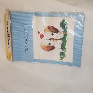 FREE NWT Puppy Love Cross Stitch Kit‎